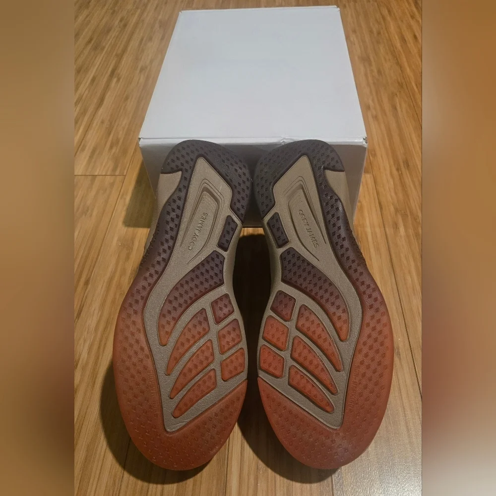 Unused Cody James Men's Brown Leather Lace Up Shoes